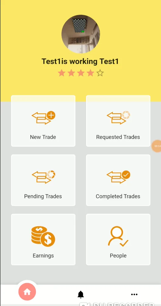 BarterLoot main screen