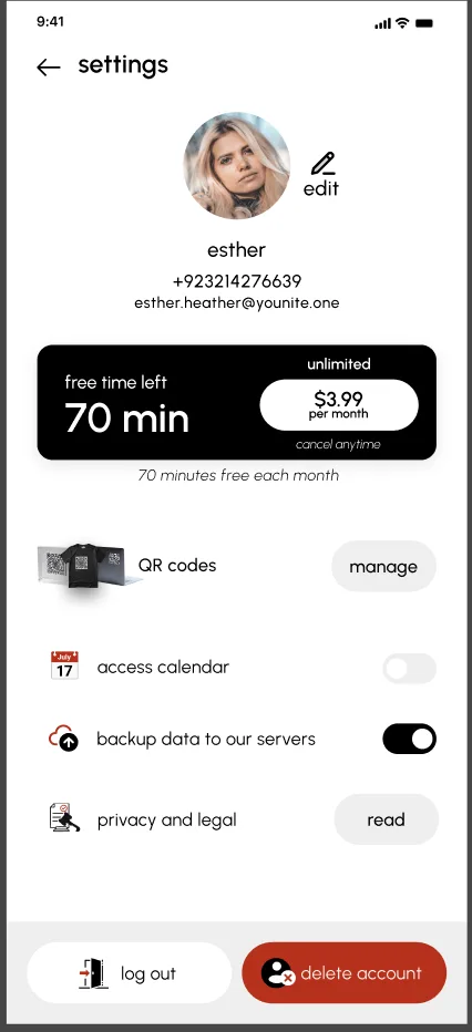 Speeqr screenshot